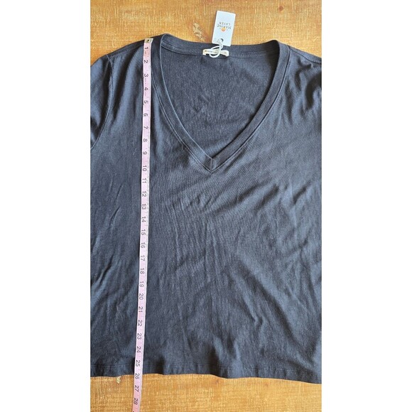 NWT Marine layer black short sleeve t shirt women's extra large - Picture 4 of 5